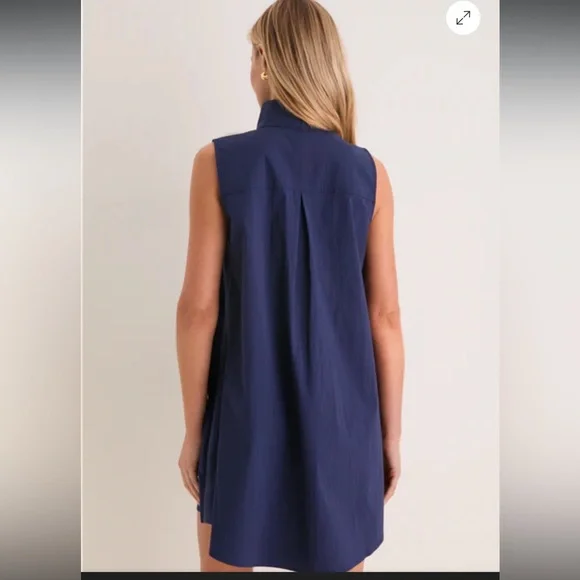 Tuckernuck Sleeveless Navy Charlie Mini Dress size xxs - Picture 2 of 6